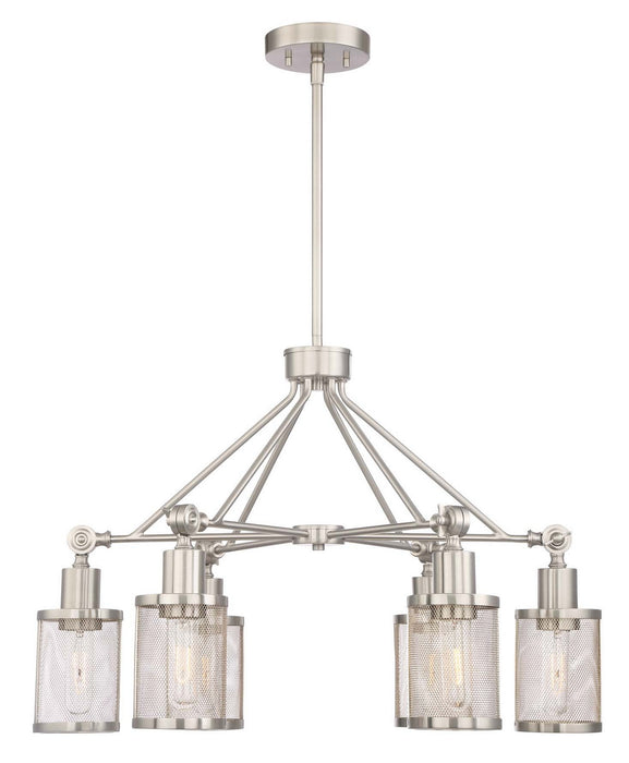 Zeev Lighting - CD10182-6-BN - Chandelier - Geminus - Brushed Nickel