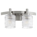 Quorum - 5184-2-65 - Two Light Vanity - Stadium - Satin Nickel