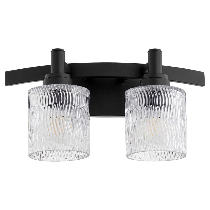 Quorum - 5184-2-69 - Two Light Vanity - Stadium - Noir