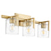 Quorum - 5190-3-80 - Three Light Vanity - Aged Brass