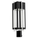 Quorum - 713-22-69 - LED Outdoor Post Mount - Al Fresco - Noir w/ Brushed Aluminum