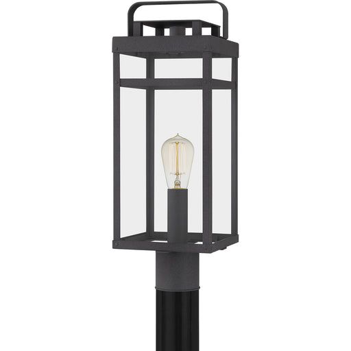 Quoizel - KTN9008MB - One Light Outdoor Post Mount - Keaton - Mottled Black