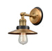 Innovations - 203BB-BPBK-HRBK-M4-BB - One Light Wall Sconce - Franklin Restoration - Brushed Brass