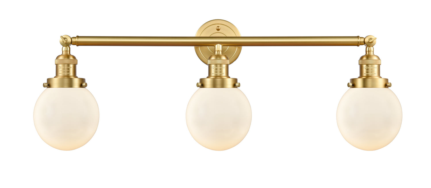 Innovations - 205-SG-G201-6-LED - LED Bath Vanity - Franklin Restoration - Satin Gold