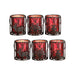 ELK Home - 517761/S2 - Votive - Antique Red, Rustic, Rustic