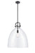 Innovations - 412-1S-BK-18CL - One Light Pendant - Newton - Matte Black