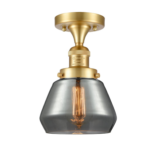 Innovations - 517-1CH-SG-G173-LED - LED Semi-Flush Mount - Franklin Restoration - Satin Gold