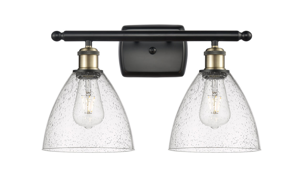 Innovations - 516-2W-BAB-GBD-754-LED - LED Bath Vanity - Ballston - Black Antique Brass