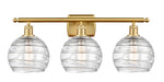 Innovations - 516-3W-SG-G1213-8-LED - LED Bath Vanity - Ballston - Satin Gold