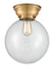 Innovations - 623-1F-BB-G202-10-LED - LED Flush Mount - Aditi - Brushed Brass
