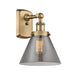 Innovations - 916-1W-BB-G43 - One Light Wall Sconce - Ballston - Brushed Brass