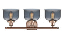 Innovations - 916-3W-AC-G73 - Three Light Bath Vanity - Ballston - Antique Copper