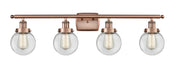 Innovations - 916-4W-AC-G202-6-LED - LED Bath Vanity - Ballston - Antique Copper