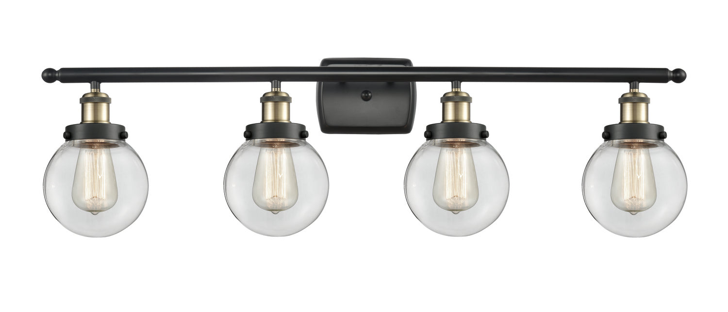 Innovations - 916-4W-BAB-G202-6-LED - LED Bath Vanity - Ballston - Black Antique Brass