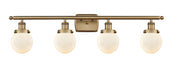 Innovations - 916-4W-BB-G201-6 - Four Light Bath Vanity - Ballston - Brushed Brass