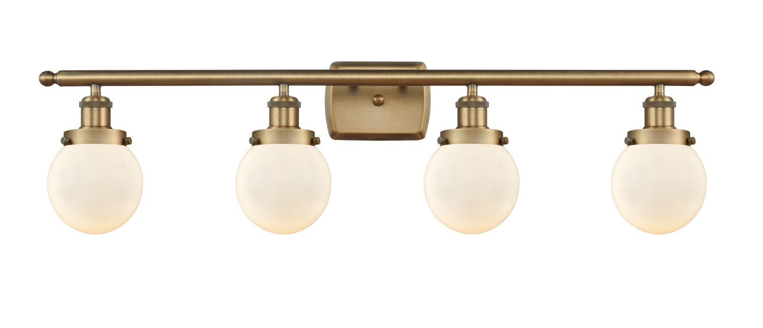 Innovations - 916-4W-BB-G201-6-LED - LED Bath Vanity - Ballston - Brushed Brass
