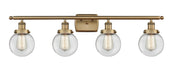 Innovations - 916-4W-BB-G202-6-LED - LED Bath Vanity - Ballston - Brushed Brass