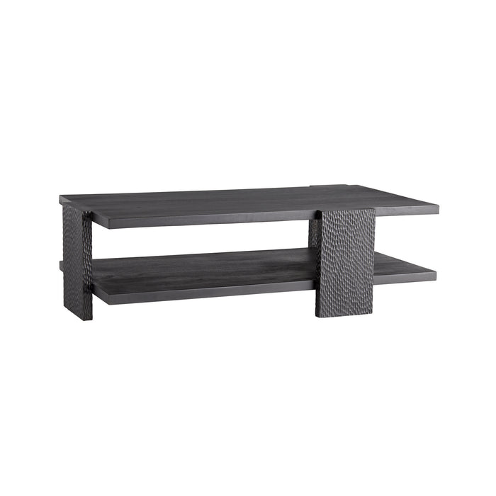 Arteriors - 4900 - Cocktail Table - Handcarved Soft Black Waxed