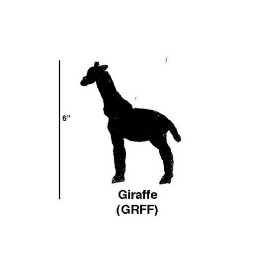 ELK Home - GRFF/S6 - Giraffe Cookie Cutters (Set Of 6) - Copper