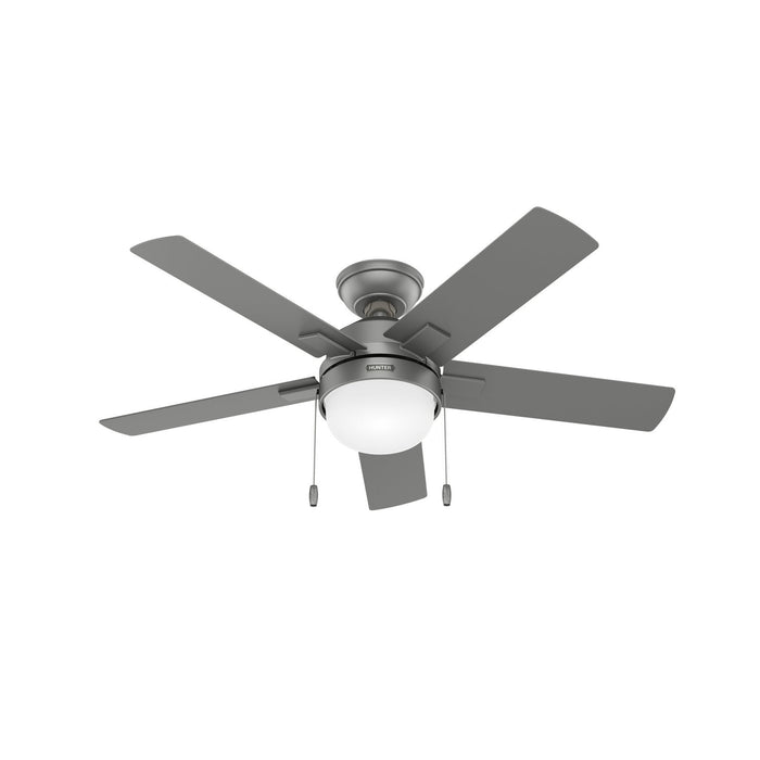 Hunter 44" Zeal Ceiling Fan with LED Light Kit and Pull Chains