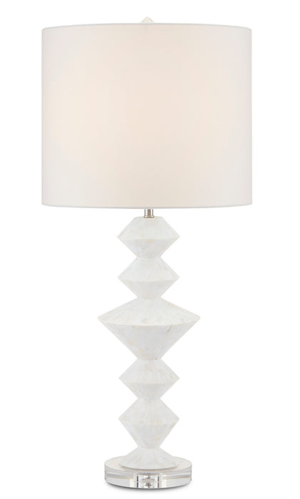 Currey and Company - 6000-0688 - One Light Table Lamp - Pearl/White