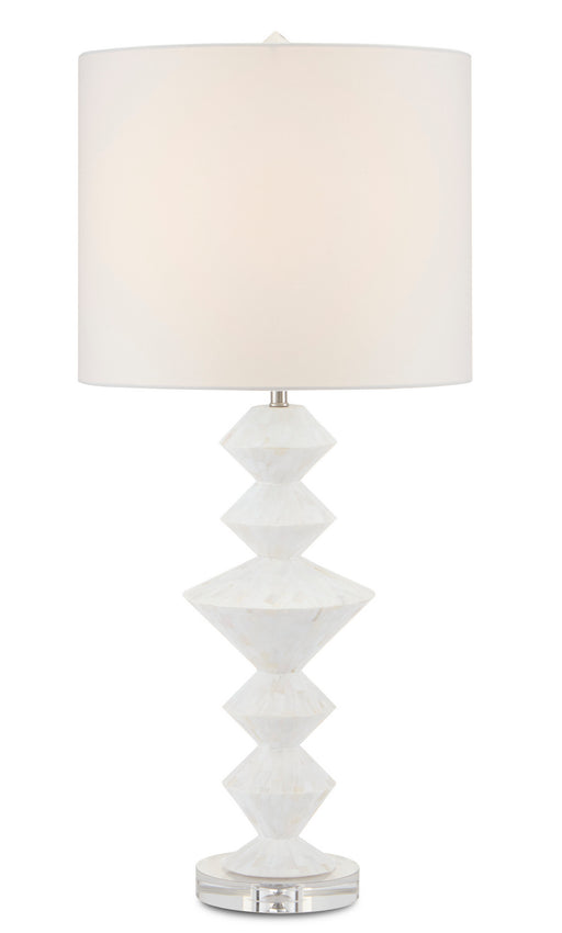 Currey and Company - 6000-0688 - One Light Table Lamp - Pearl/White
