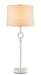Currey and Company - 6000-0696 - One Light Table Lamp - White