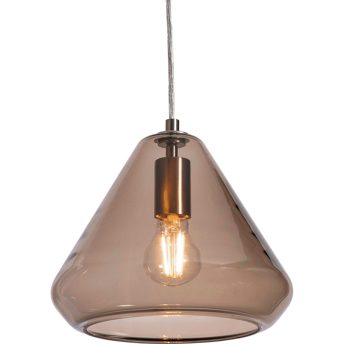 AFX Lighting - AGP10MBSNBR - One Light Pendant - Armitage - Satin Nickel