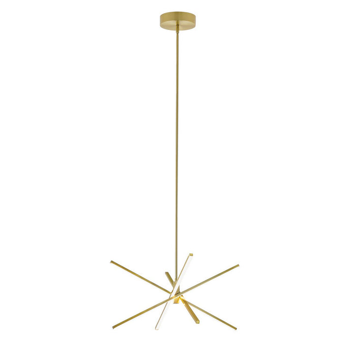 AFX Lighting - JAXP24L30D1SB - LED Pendant - Jaxx - Satin Brass