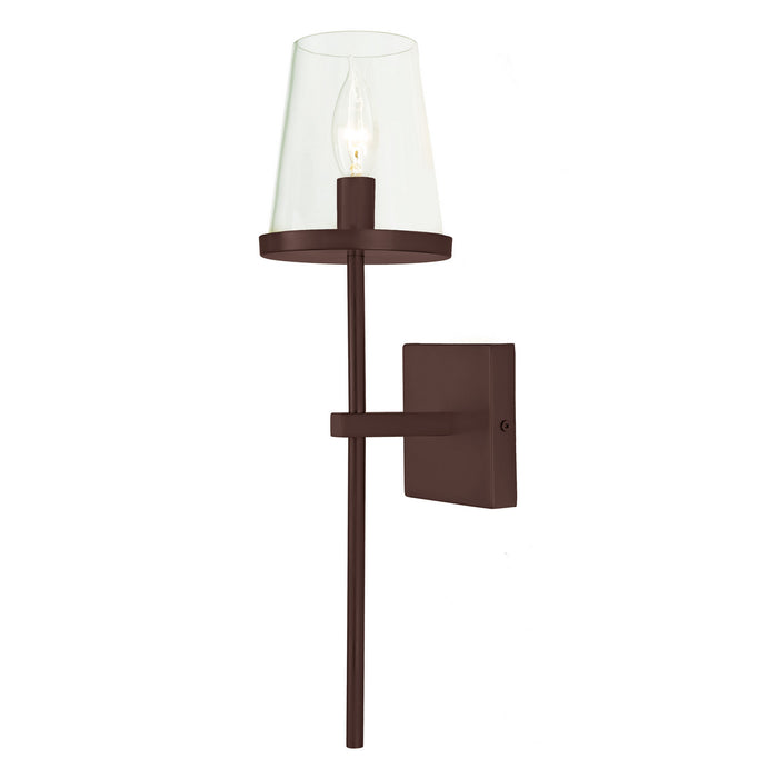 JVI Designs - 1274-08 - One Light Wall Sconce - Kent - Oil Rubbed Bronze