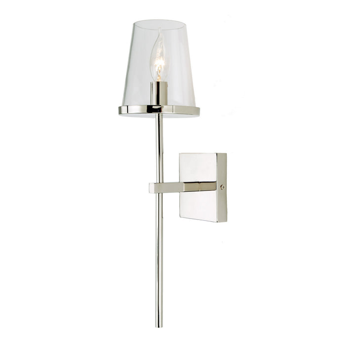 JVI Designs - 1274-15 - One Light Wall Sconce - Kent - Polished Nickel