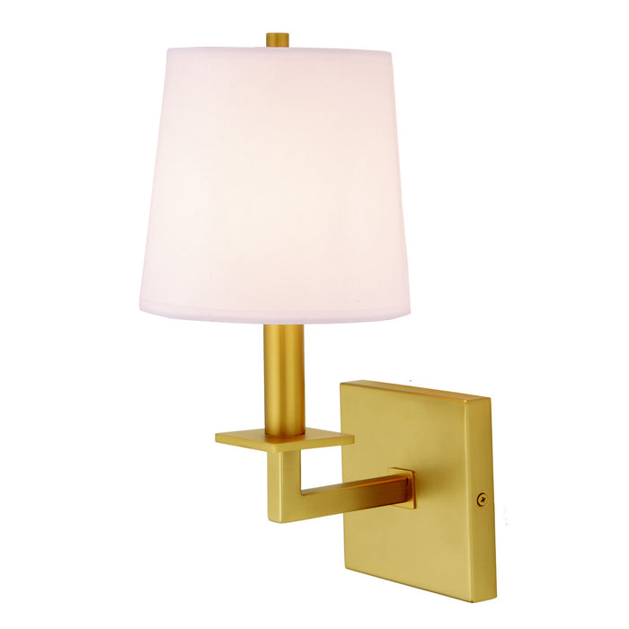 JVI Designs - 447-10 - One Light Wall Sconce - Lisbon - Satin Brass