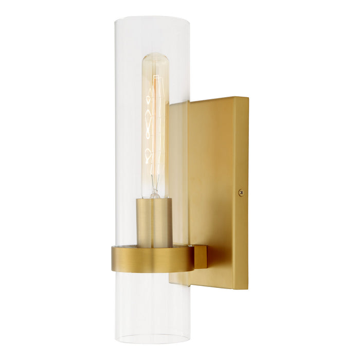 JVI Designs - 455-10 - One Light Wall Sconce - Highland - Satin Brass