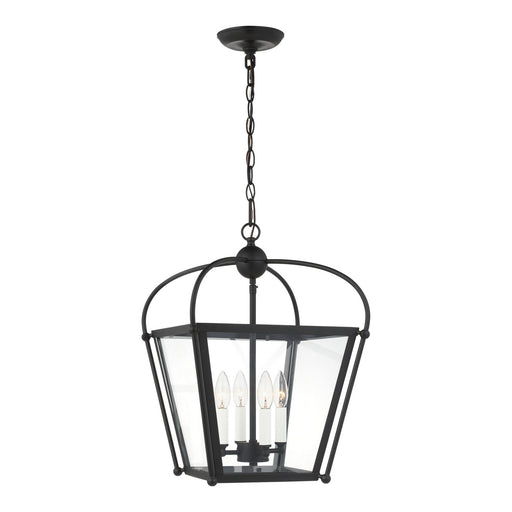 Generation Lighting - 5191004-112 - Four Light Foyer - Charleston - Midnight Black