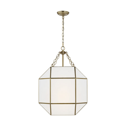 Generation Lighting - 5279453-848 - Three Light Lantern - MORRISON - Satin Brass