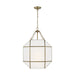 Generation Lighting - 5279453-848 - Three Light Lantern - MORRISON - Satin Brass