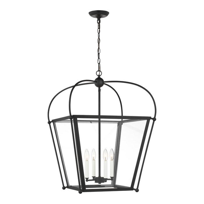 Generation Lighting - 5291004-112 - Four Light Foyer - Charleston - Midnight Black