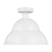 Generation Lighting - 7836701-15 - One Light Outdoor Flush Mount - Barn Light - White