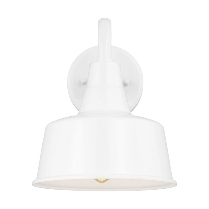 Generation Lighting - 8537401EN3-15 - One Light Outdoor Wall Lantern - Barn Light - White