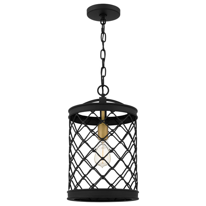 Quoizel - CAI1510EK - One Light Mini Pendant - Calais - Earth Black