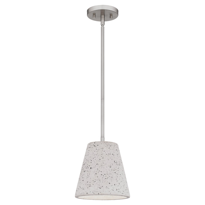 Quoizel - QPP5351BN - One Light Mini Pendant - Hazel - Brushed Nickel