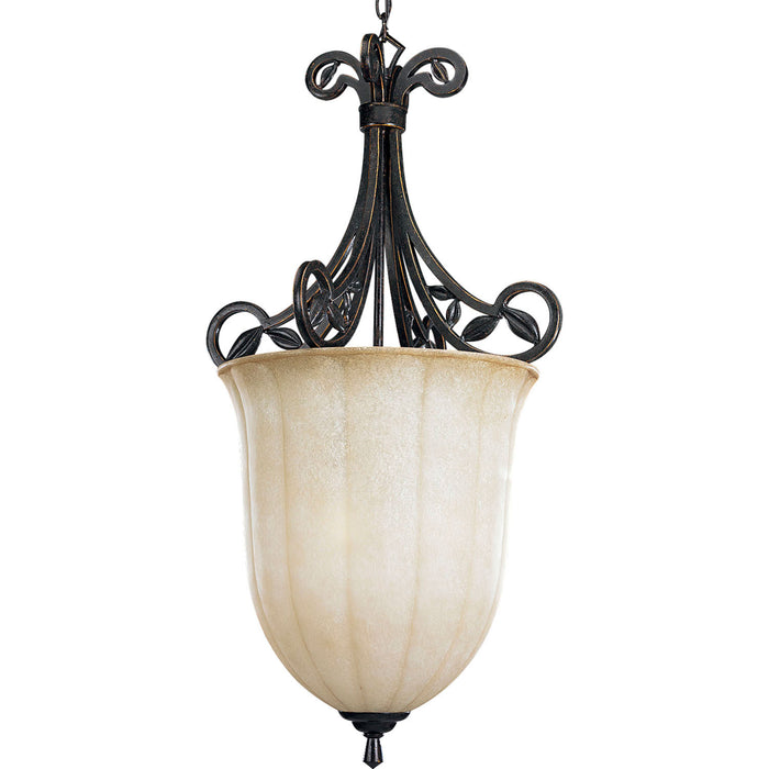 Progress Lighting - P3686-84 - 3-Lt. foyer - Le Jardin - Espresso