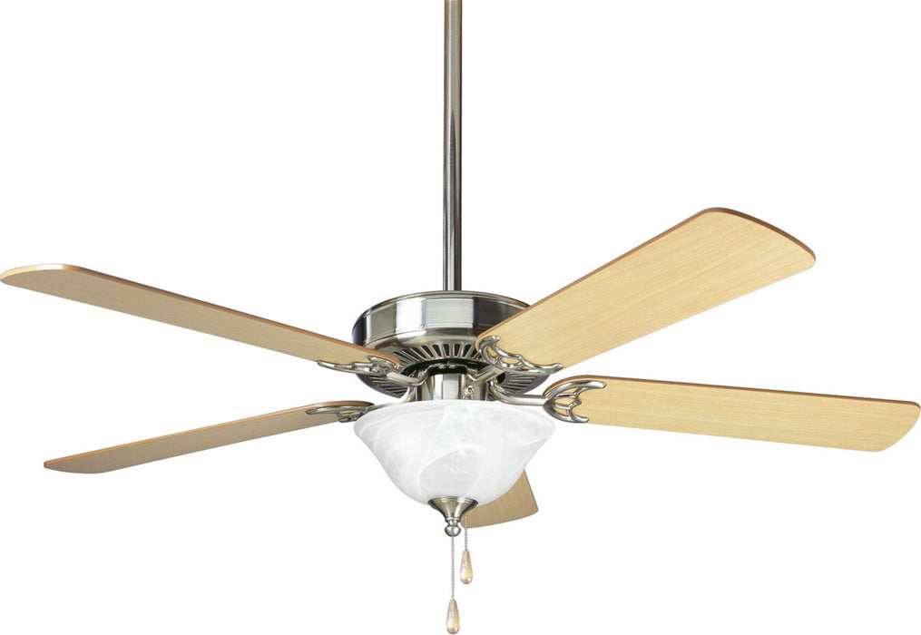 52``Ceiling Fan from the AirPro Builder collection in Brushed Nickel finish