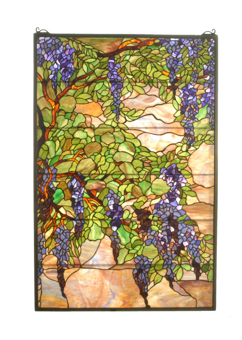 Meyda Tiffany - 51338 - Window - Tiffany Wisteria & Snowball - Earth