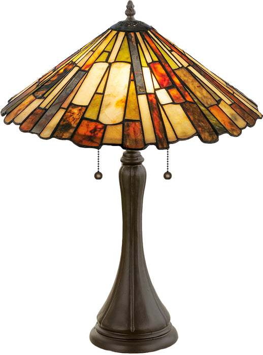 Meyda Tiffany - 52158 - Two Light Table Lamp - Delta - Baj Haj