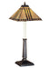 Meyda Tiffany - 47837 - One Light Buffet Lamp - Prairie Corn - Ha Burgundy Beige