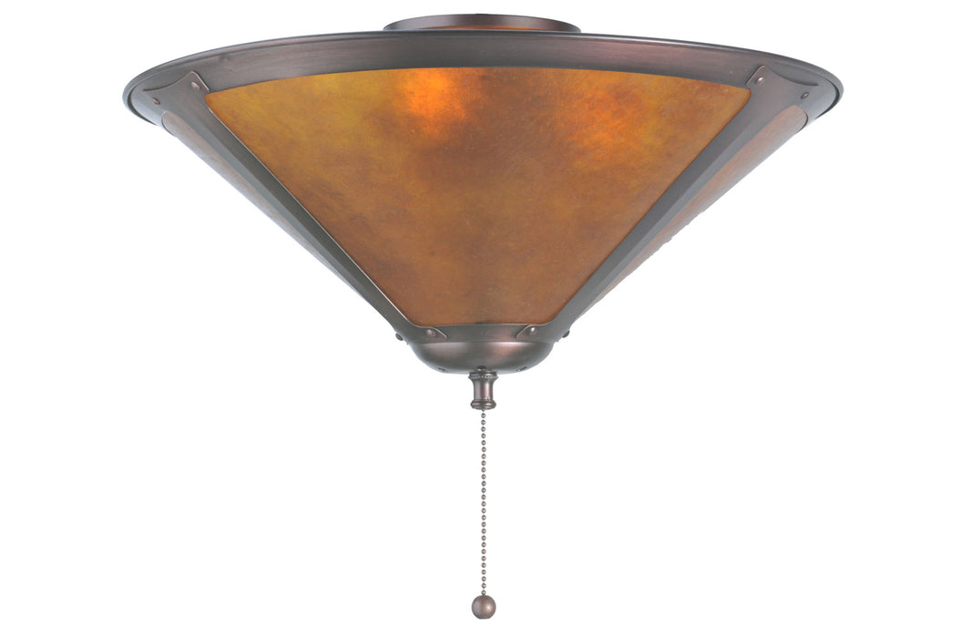 Meyda Tiffany - 27434 - Flushmount - Sutter - Amber Mica