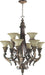 Quorum - 6230-9-88 - Nine Light Chandelier - Madeleine - Corsican Gold