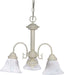 Nuvo Lighting - 60-188 - Three Light Chandelier - Ballerina - Textured White