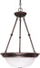 Nuvo Lighting - 60-211 - Three Light Pendant - Alabaster Glass Old Bronze - Old Bronze